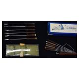 2 SETS OF SIX FONDUE TONGS