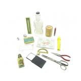 LOT OF MISC. HOUSEHOLD/OFFICE DECOR & TOOLS