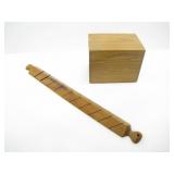INDEX CARD BOX & SLOTTED CARD HOLDER WALL-HANG