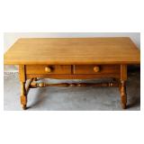 VILAS SOLID MAPLE COFFEE TABLE WITH 1 DRAWER