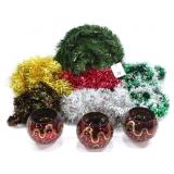 HOLIDAY GARLANDS AND ORNAMENT BOWL DECOR
