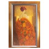 FELIX MAS 'GOLDEN ROBE' SIGNED NUMBERED PRINT