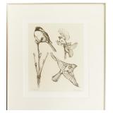 GRONDIN BIRDS SIGNED NUMBERED HALFTONE PRINT