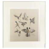 GRONDIN CHICKADEES SIGNED LIMITED ED PRINT