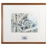 CHRIS BACON 'LATE FALL - BLACK DUCK' SIGNED PRINT