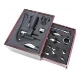 WINE BOTTLE OPENING, POURING & DRINKING SET