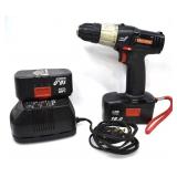 CRAFTSMAN POWER DRILL AND CHARGER WITH 2 BATTERIES