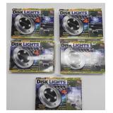 5X4PCS BELL HOWEL SOLAR DISC LIGHTS