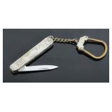 ISRAEL 935 SILVER KEYCHAIN POCKETKNIFE