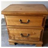 CANADEL 2 DRAWER BEDSIDE TABLE