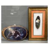 LOT OF TWO EAGLE WALL ART