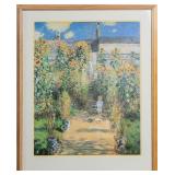 AFTER CLAUDE MONET 'THE ARTIST'S GARDEN' PRINT