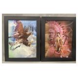 LOT OF TWO 3D IMAGES THAT CHANGE WITH THE ANGLE