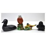 LOT OF BIRD FIGURINES