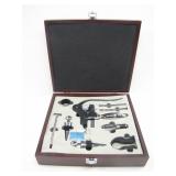 LEEDS EXECUTIVE WINE OPENER SET IN WOOD CASE