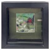 SIGNED MINIATURE FELTED WOOL TEXTILE ART