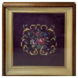 FLORAL MOTIF NEEDLEPOINT EMBROIDERY