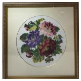 FLORAL NEEDLEPOINT EMBROIDERY
