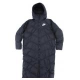 NIKE LADIES' FULL LENGTH BLACK PUFFER COAT XS