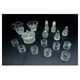 COLLECTION OF CUT GLASS / CRYSTAL DINING WARES