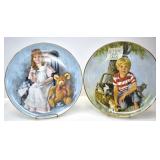 TWO DECORATIVE JOHN McCLELLAND DECORATIVE PLATES