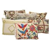 LOT OF THROW PILLOWS