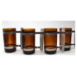 HALF BEER BOTTLE GLASSES