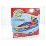 SWIM WAYS INFLATABLE SPRING FLOAT POOL RECLINER