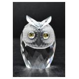 SIGNED SWARVOSKI OWL