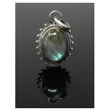 925 SILVER & STONE PENDANT 8.81g