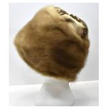 YVETTE BRILLION FUR & LACE LINED HAT