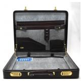 DESA DARK LEATHER BRIEFCASE