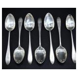 7 STERLING SILVER GORHAM & SONS SPOONS 143g