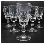 CUT CRYSTAL PORT GLASSES