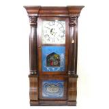 19th CENTURY TRIPLE TIER SETH THOMAS STYLE CLOCK