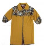 VTG ALL-WOOL BALLOON SLEEVE YELLOW LADIES COAT