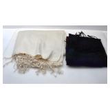 TWO SCARFS / SHAWL WRAPS