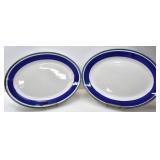 TWO GIBSON SERVING PLATES