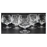 PINWHEEL CUT CRYSTAL GLASSES