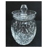 GALWAY CUT CRYSTAL LIDDED JAR