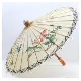 PAPER HANDPAINTED JAPANESE WOODEN 22' PARASOL