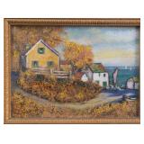 R.L. HARDWICKE 'HALL'S HARBOUR' MIXED MEDIA