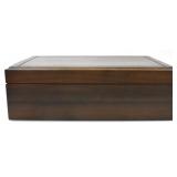 DECATUR INDUSTRIES WOODEN CIGAR BOX