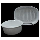 CORNING WARE FRENCH WHITE