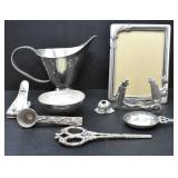 ASSORTED LOT OF PEWTER ITEMS