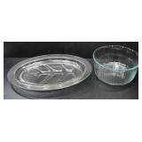PYREX BOWL & TRAY