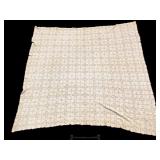 LARGE HANDMADE CROCHET TABLECLOTH