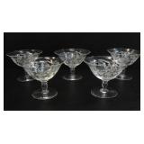 ETCHED CRYSTAL SHERBET/CHAMPAGNE COUPES