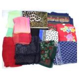 ASSTD COTTON, SILK, SYNTHETIC FIBRE SCARVES