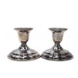 BIRKS SILVER PLATED CANDLE STICKS